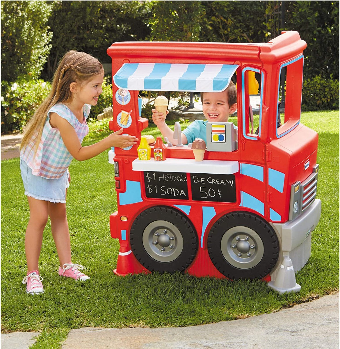 Buy Little Tikes 2 in 1 Pretend Play Food Truck Kitchen | Yallatoys.com