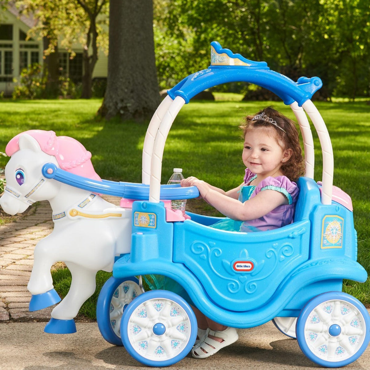 Buy Little Tikes Princess Horse & Carriage Frosty Blue | Yallatoys.com