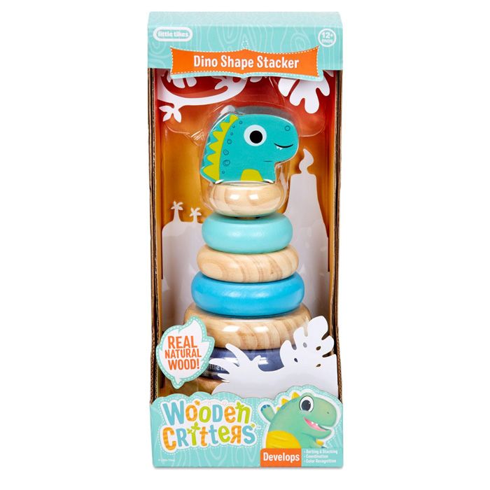 Buy Little Tikes Wooden Critters Shape Stacker (Sold Separately Subject to Availability) | Yallatoys.com