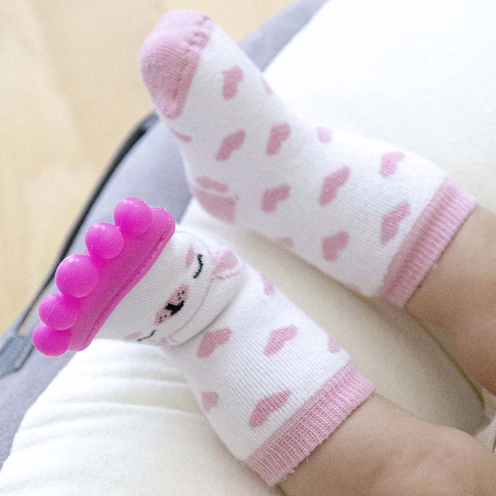 Babyjem Teether Sock Pink 3 12 Months Babyjem Yallatoys