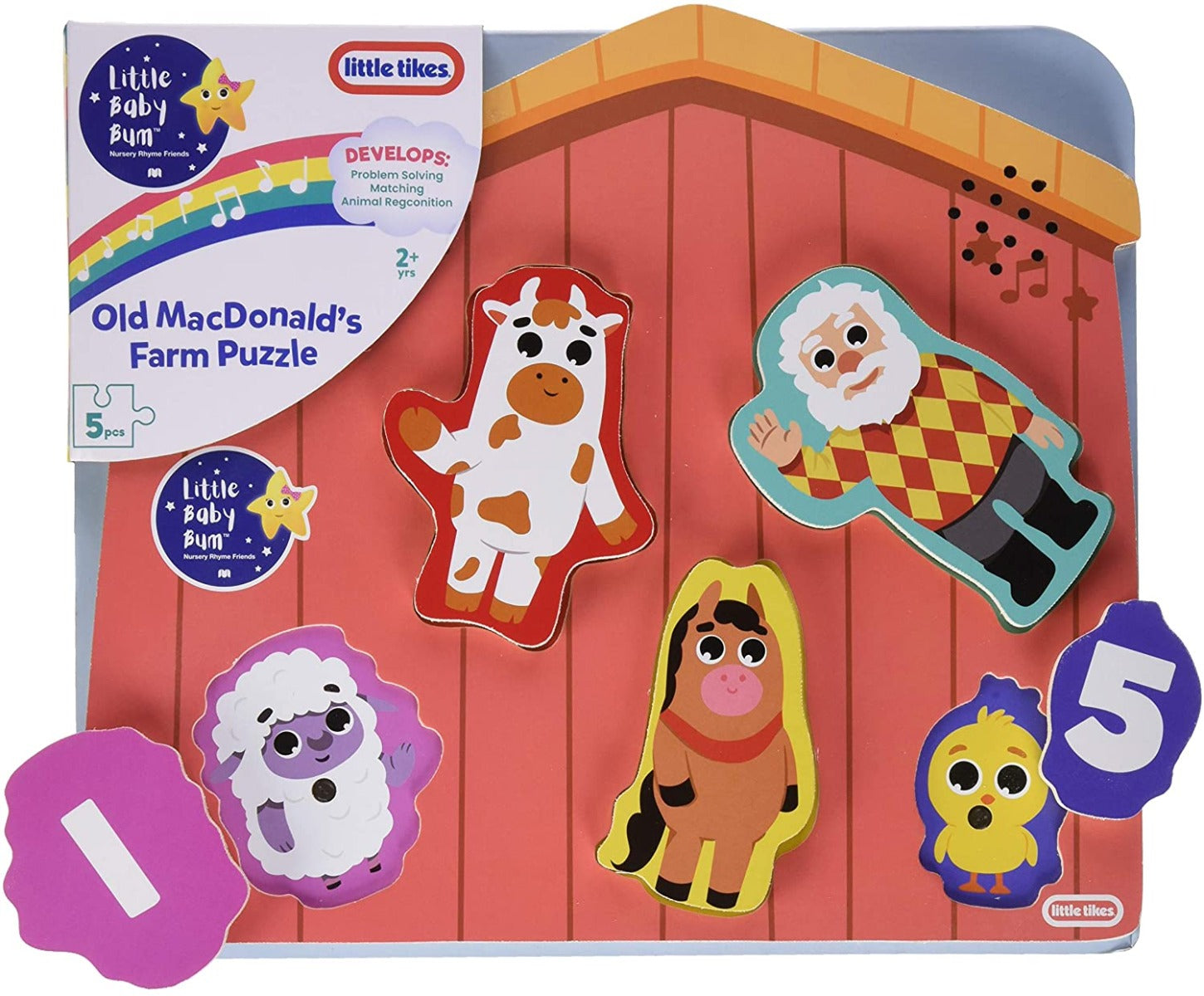 Buy Little Tikes Little Baby Bum Wooden Musical Puzzle (Sold Separately Subject to Availability) | Yallatoys.com