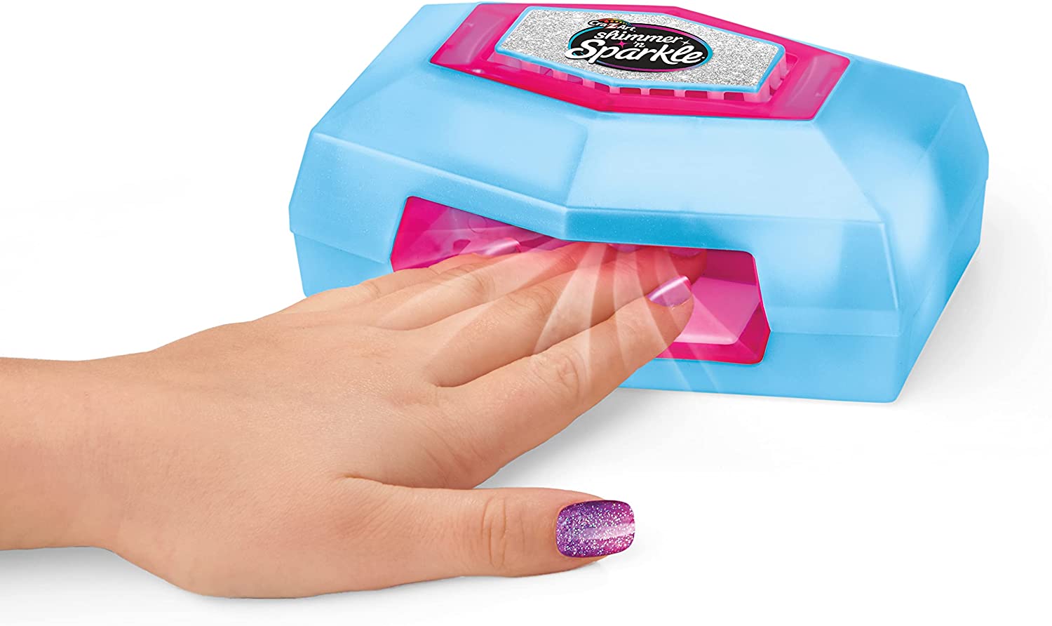Buy Shimmer N Sparkle Ultimate Glitter Nail Designer Kit with Polish Glitter Gems and Stickers | Yallatoys.com
