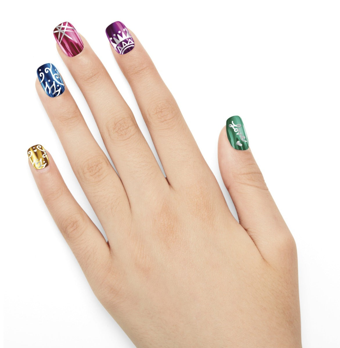 Buy Shimmer N Sparkle Metallic Rainbow Nail Art | Yallatoys.com