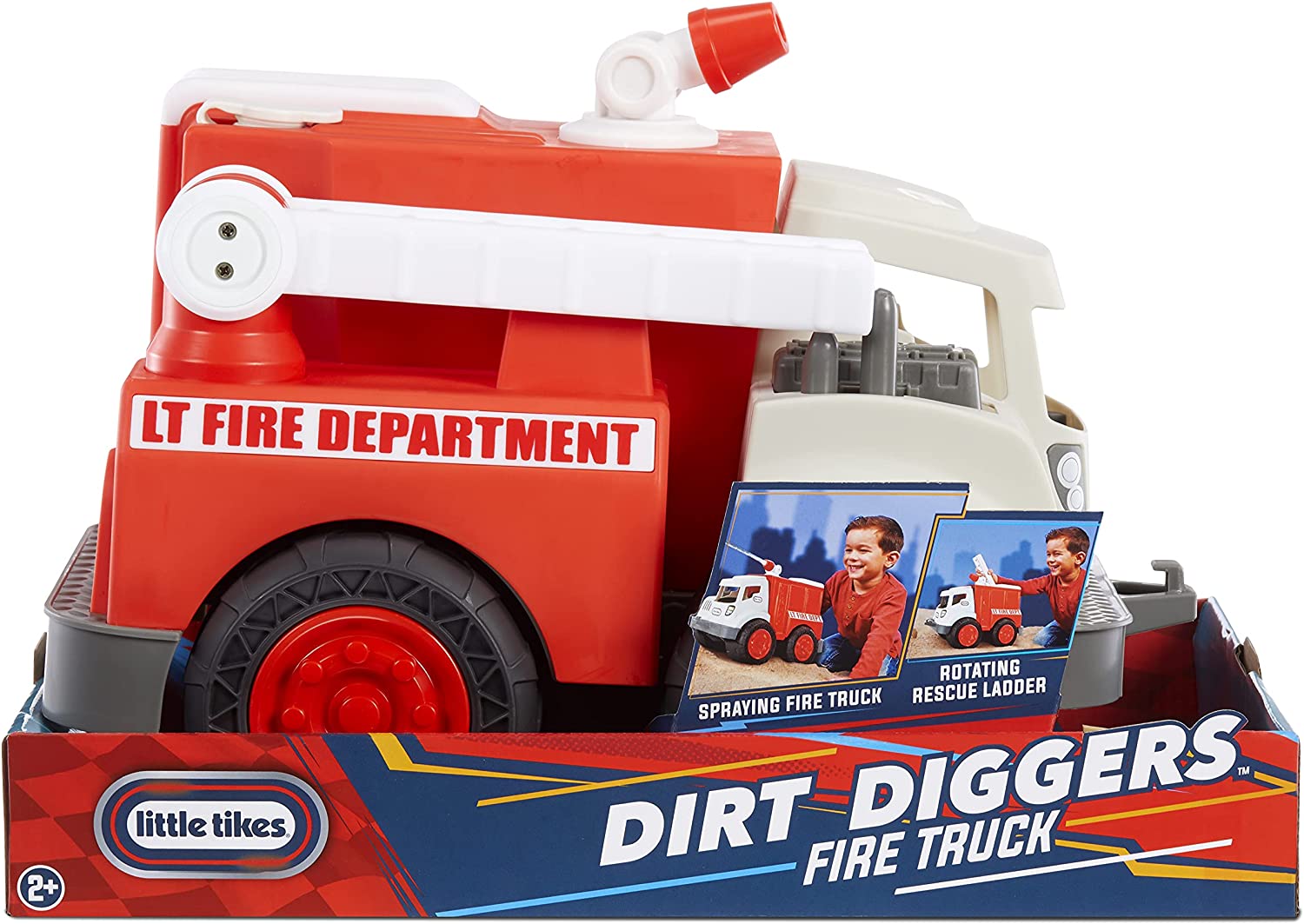 Buy Little Tikes Dirt Diggers Fire Truck Toy Rescue Vehicle | Yallatoys.com