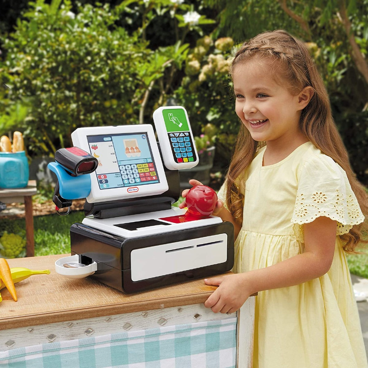Buy Little Tikes First Self-Checkout Stand Realistic Cash Register | Yallatoys.com