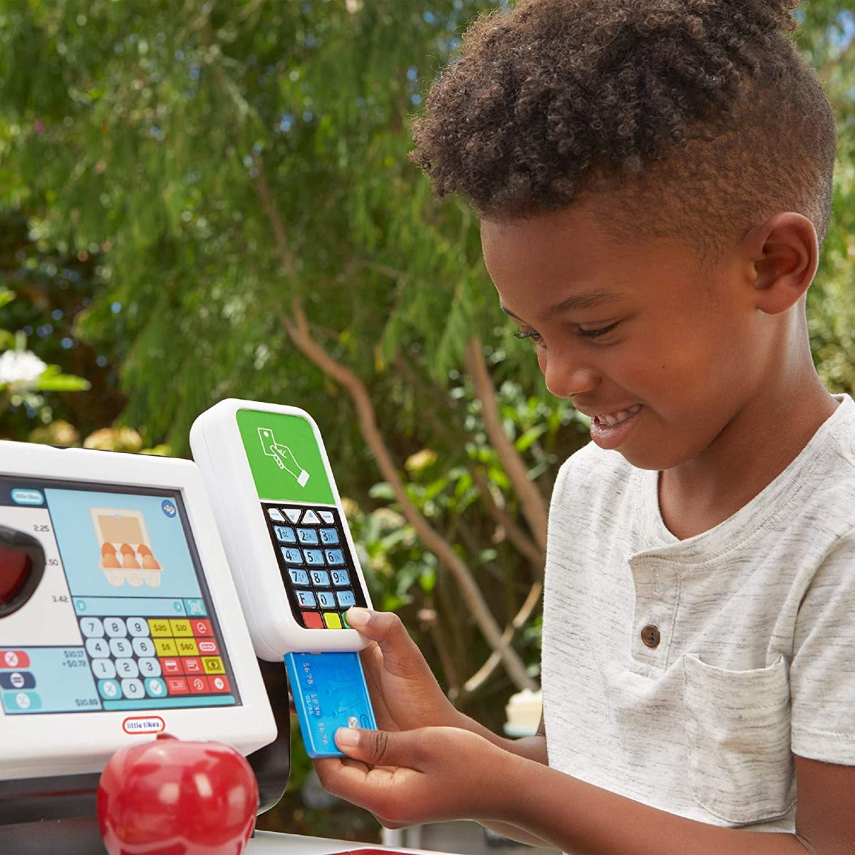 Buy Little Tikes First Self-Checkout Stand Realistic Cash Register | Yallatoys.com