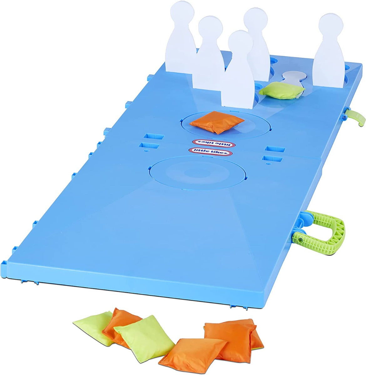 Buy Little Tikes 5 in 1 Cornhole Game Set Toy With Bowling Tic Tac Toe Skeeball Lawn Darts | Yallatoys.com