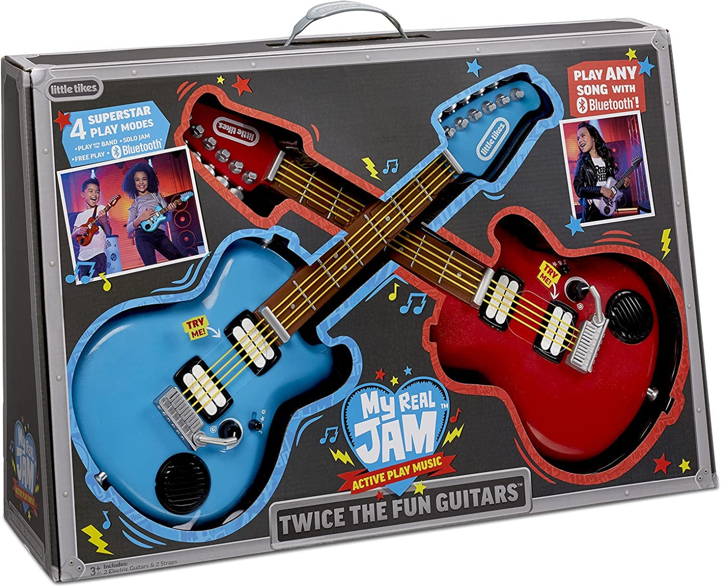 Buy Little Tikes My Real Jam Twice the Fun Guitars 2 Electric Guitars | Yallatoys.com