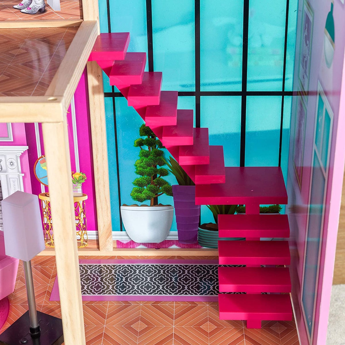 Buy KidKraft Shimmer Mansion Wooden Doll House | Yallatoys.com