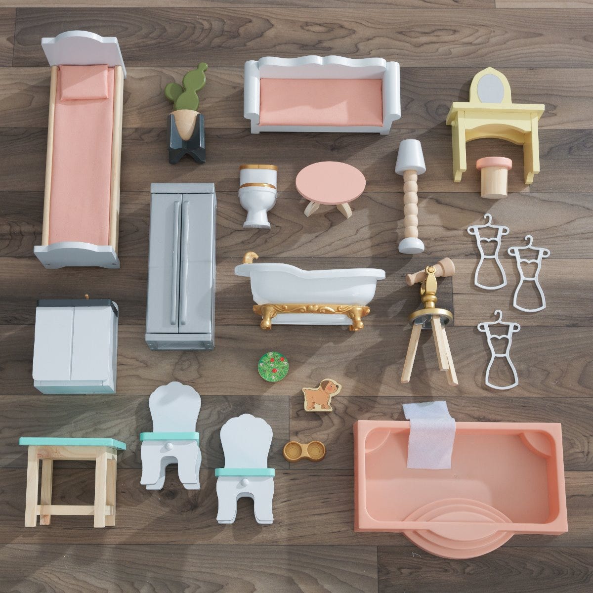 Buy Kidkraft Celeste Mansion 24 Piece Wooden Dollhouse With Ez Kraft Assembly | Yallatoys.com