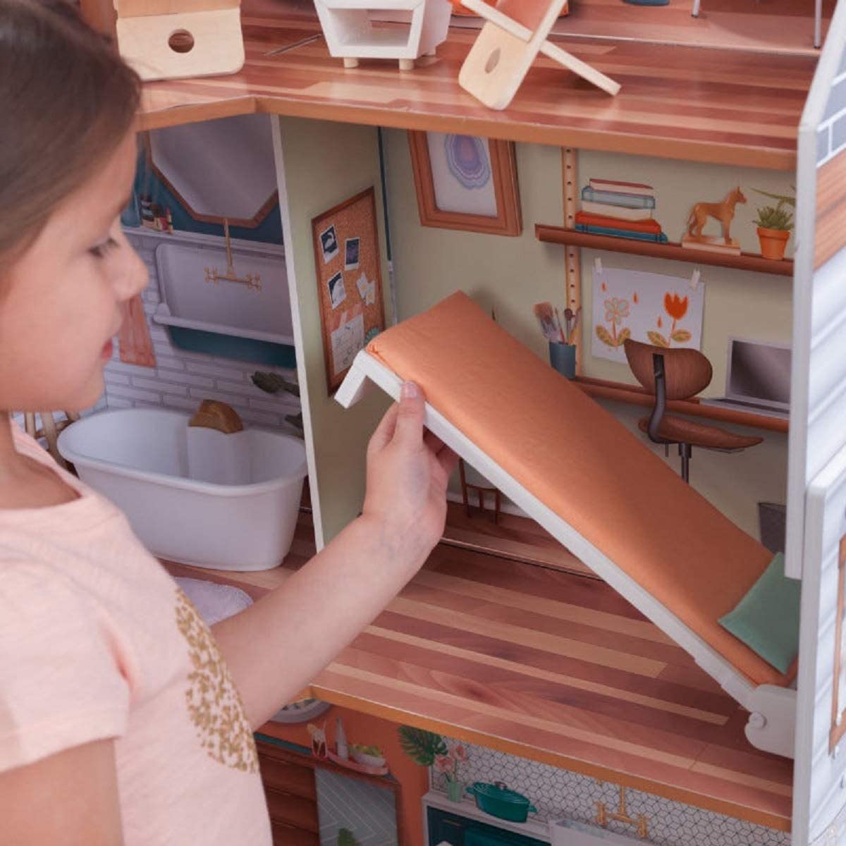 Buy Kidkraft Marlow Wooden Doll House | Yallatoys.com