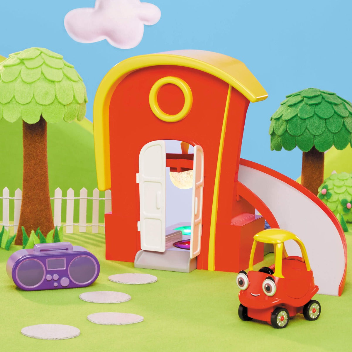 Buy Little Tikes Lets Go Cozy Coupe Cozys House Musical Playset with Lights and Sounds | Yallatoys.com