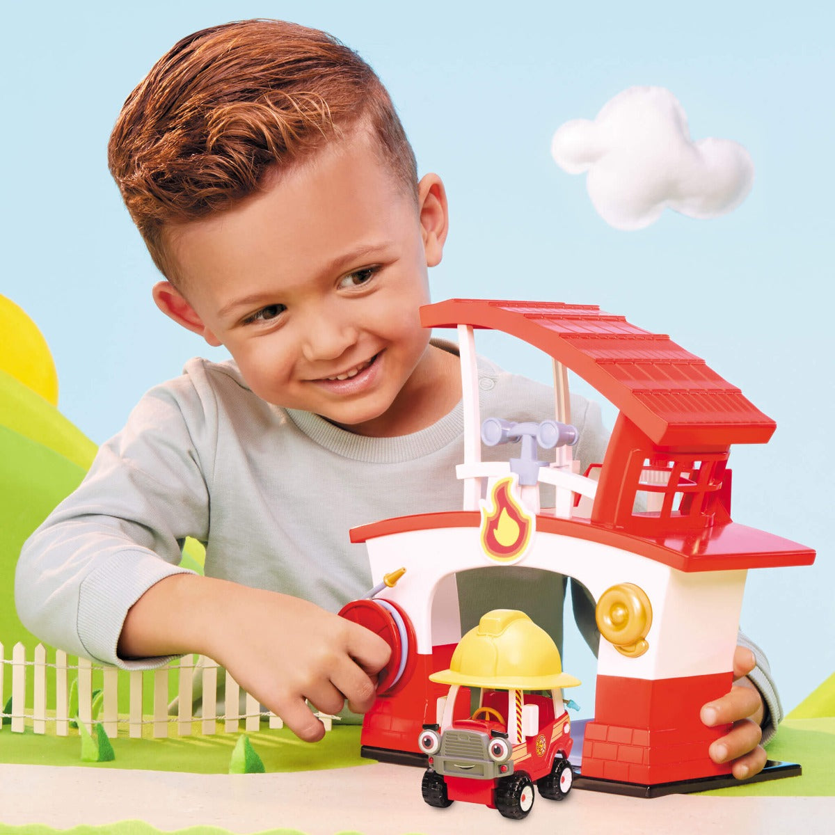 Buy Little Tikes Lets Go Cozy Coupe Fire Station | Yallatoys.com