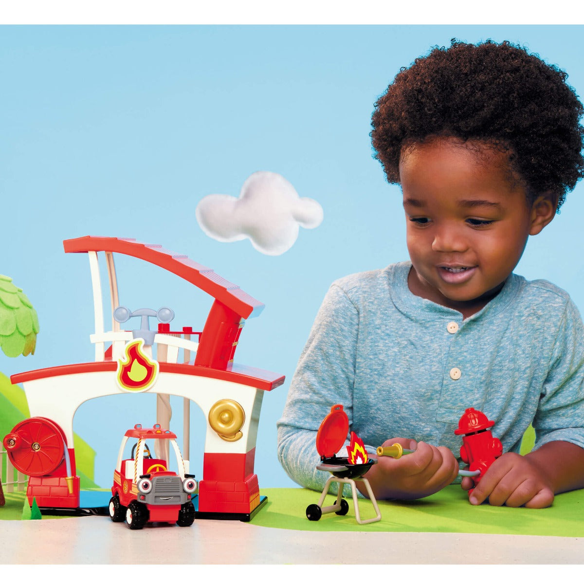 Buy Little Tikes Lets Go Cozy Coupe Fire Station | Yallatoys.com