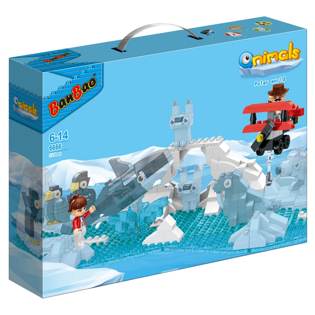 Buy Banbao Qnimals Glacier 147pcs | Yallatoys.com