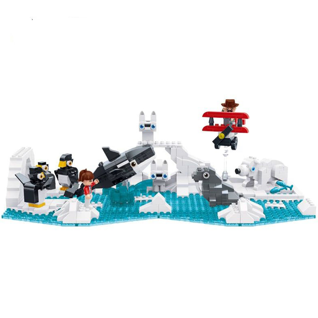 Buy Banbao Qnimals Glacier 147pcs | Yallatoys.com