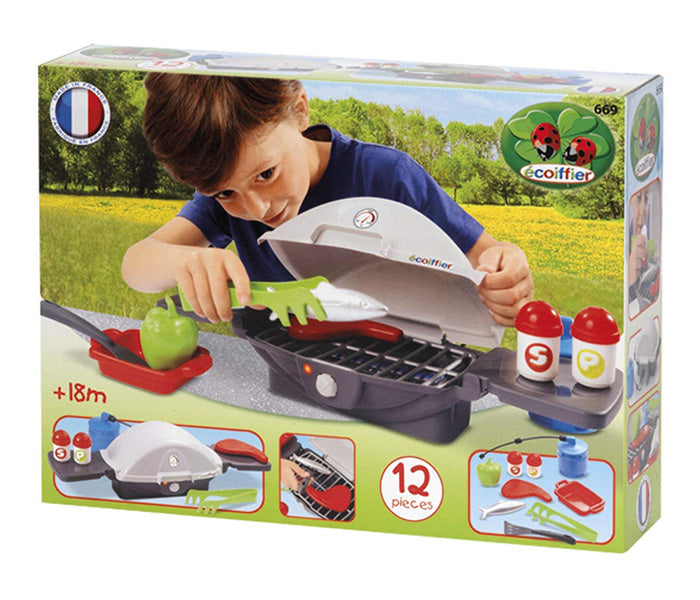 Buy Ecoiffier Gaz Barbecue 12pieces Set | Yallatoys.com