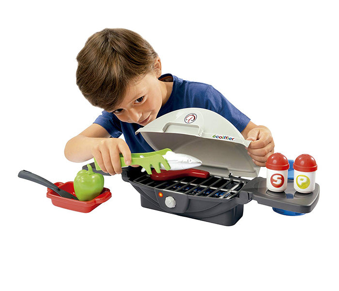 Buy Ecoiffier Gaz Barbecue 12pieces Set | Yallatoys.com