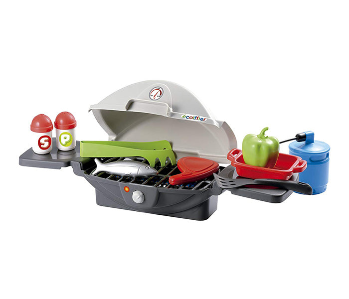 Buy Ecoiffier Gaz Barbecue 12pieces Set | Yallatoys.com