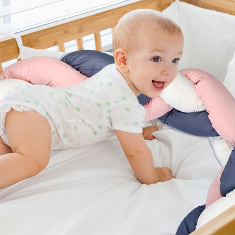 Babyjem Plush Crib & Bed Side Protector Pink 0 Months+ Babyjem Yallatoys