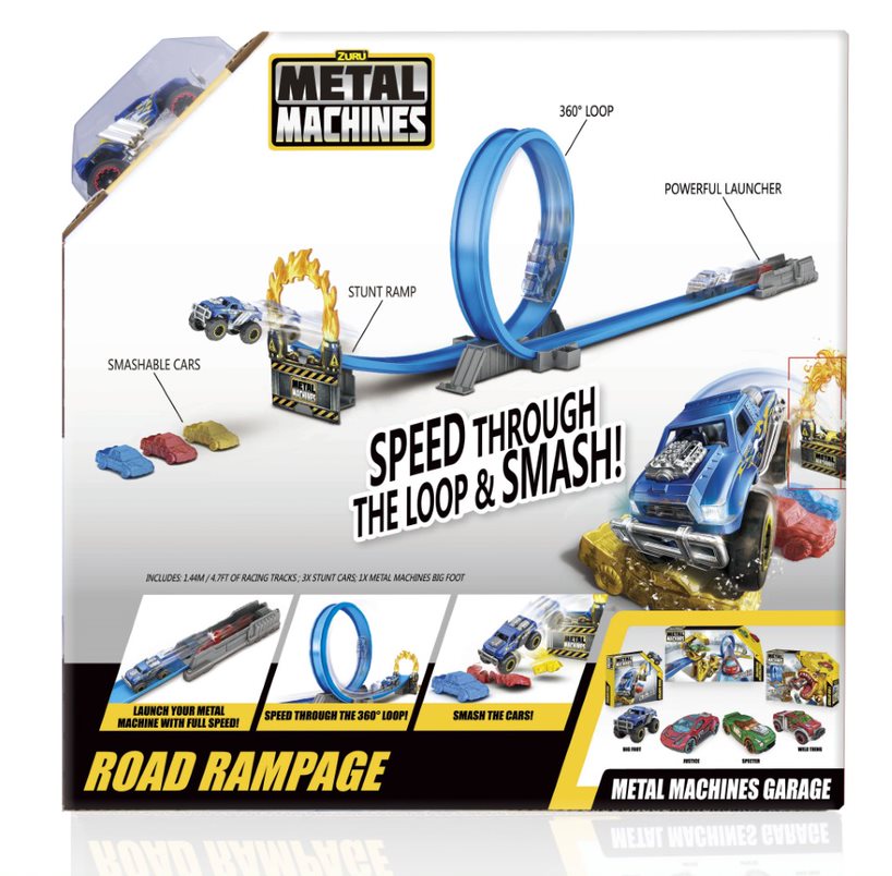 Buy Metal Machines Track Set with Die Cast Car Playset | Yallatoys.com