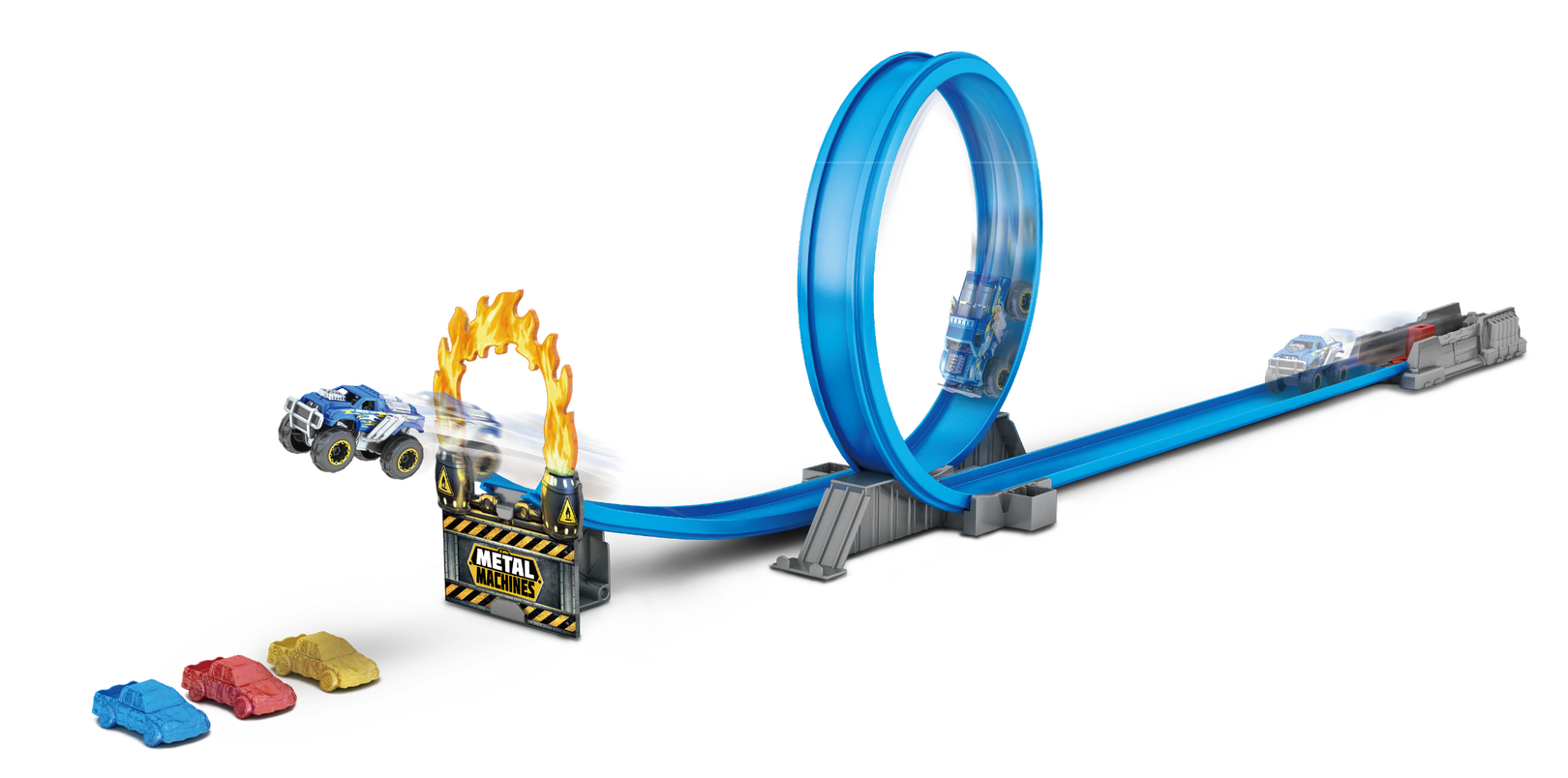 Buy Metal Machines Track Set with Die Cast Car Playset | Yallatoys.com
