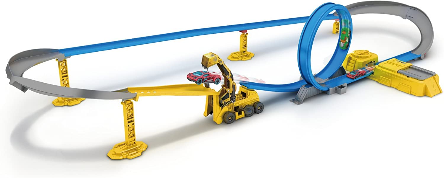 Buy Metal Machines Construction Destruction Trackset with Mini Racing Cars | Yallatoys.com
