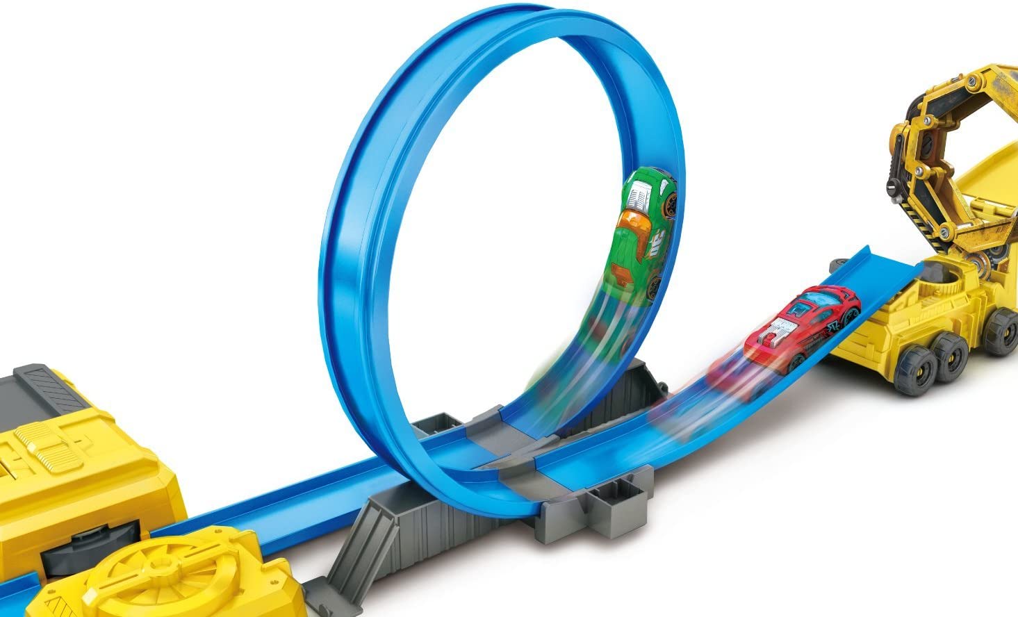 Buy Metal Machines Construction Destruction Trackset with Mini Racing Cars | Yallatoys.com