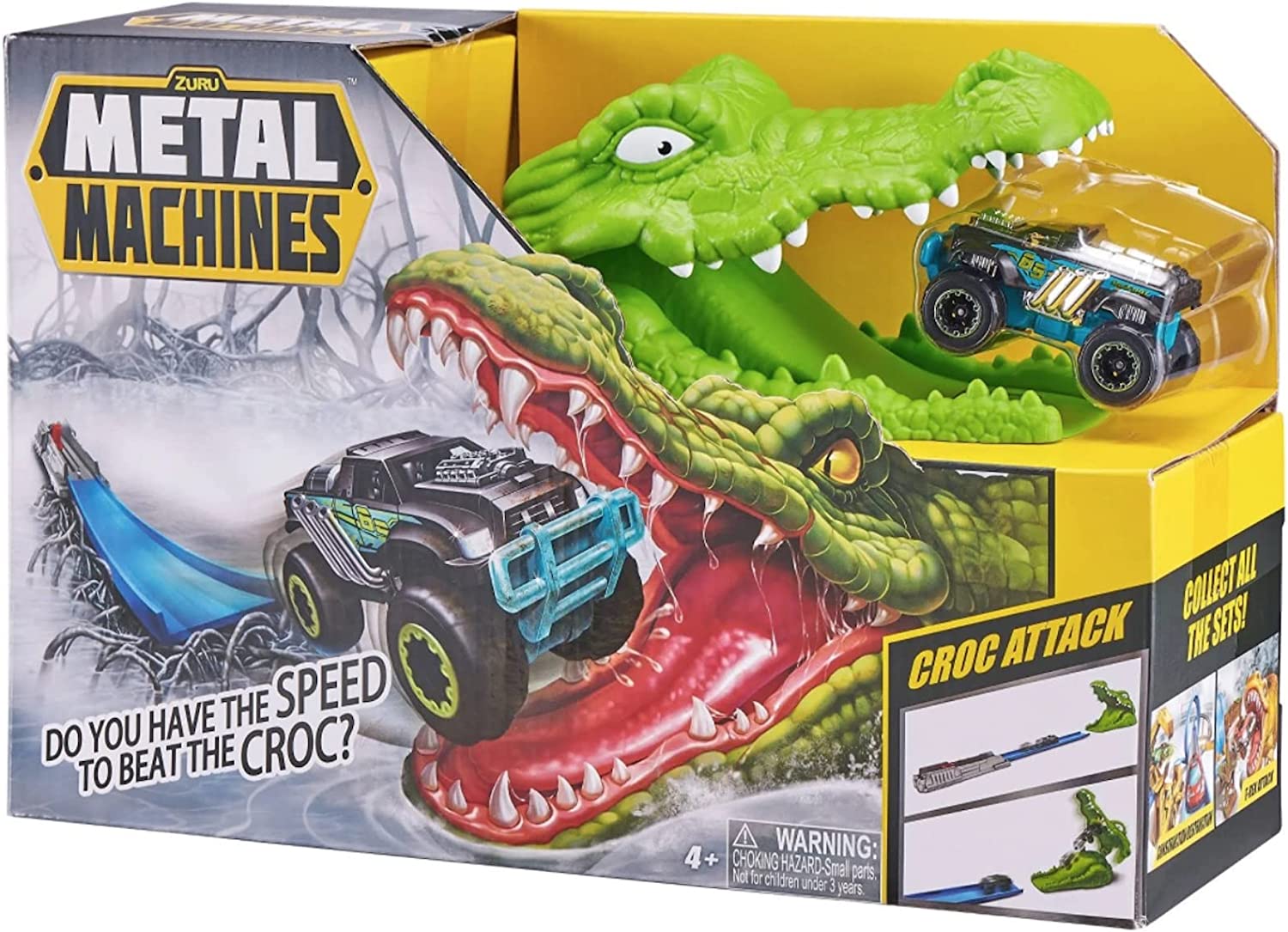Buy Metal Machines Croc Attack Playset Series 1 | Yallatoys.com