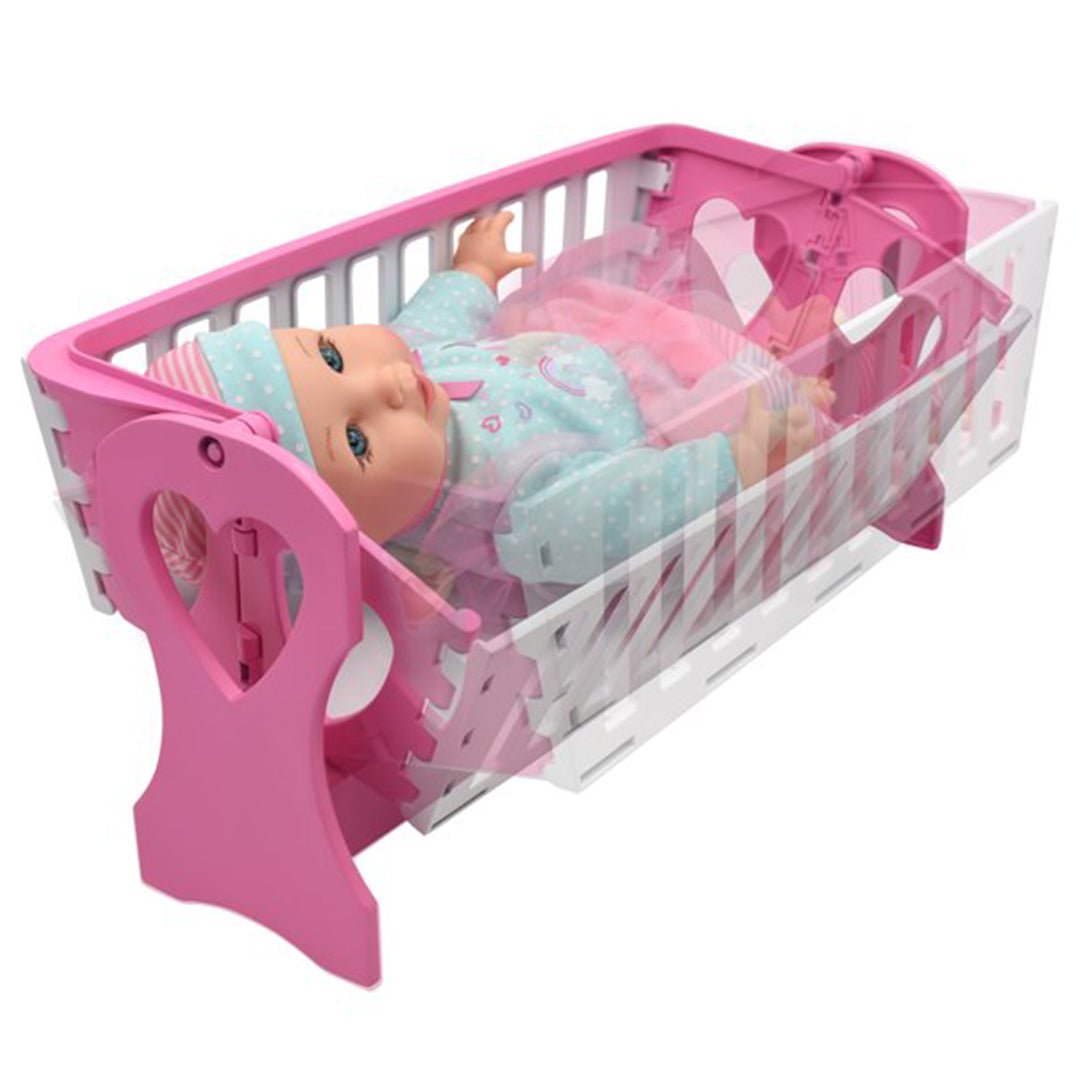 Buy Baby Maziuna 2-In-1 12 inch Baby Doll Cradle N Carrier Play Set | Yallatoys.com
