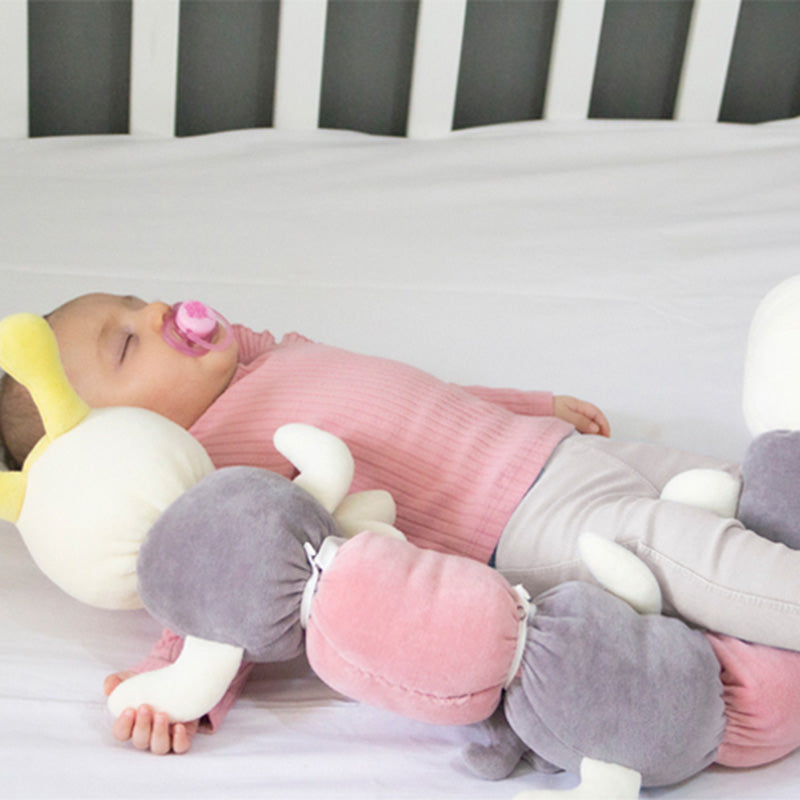 Babyjem Velvet Catterpillar Pillow Pink 0 Months+ Babyjem Yallatoys
