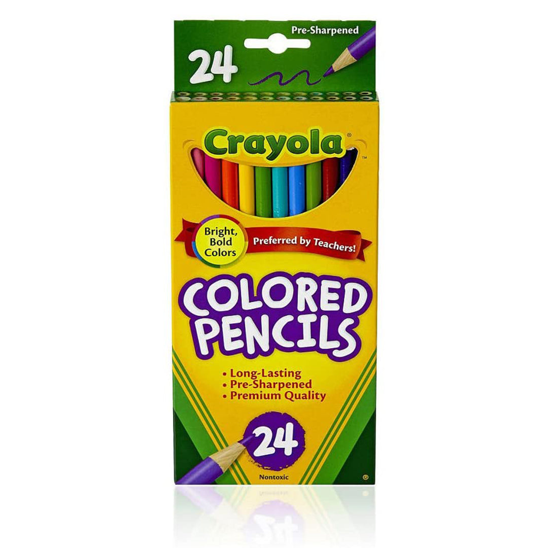 Buy Crayola 24 Coloured Pencil Set | Yallatoys.com