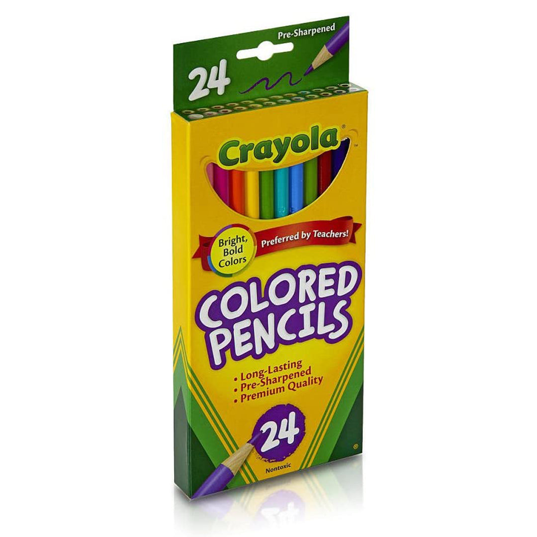Buy Crayola 24 Coloured Pencil Set | Yallatoys.com