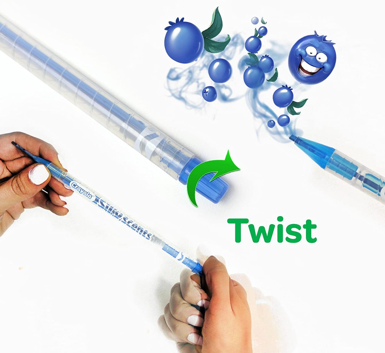 Buy Crayola Silly Scents 12 Twistables Coloured Pencils | Yallatoys.com