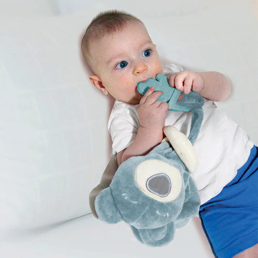 Babyjem Sleep Teddy Bear Teether Green 0 Months+ Babyjem Yallatoys