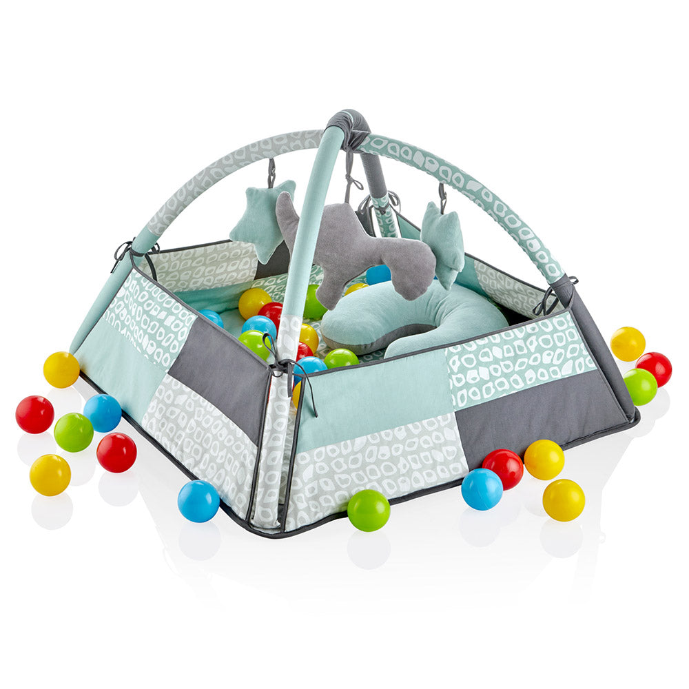 Babyjem Play Mat With Balls & Toys Green 0 Months+ Babyjem Yallatoys