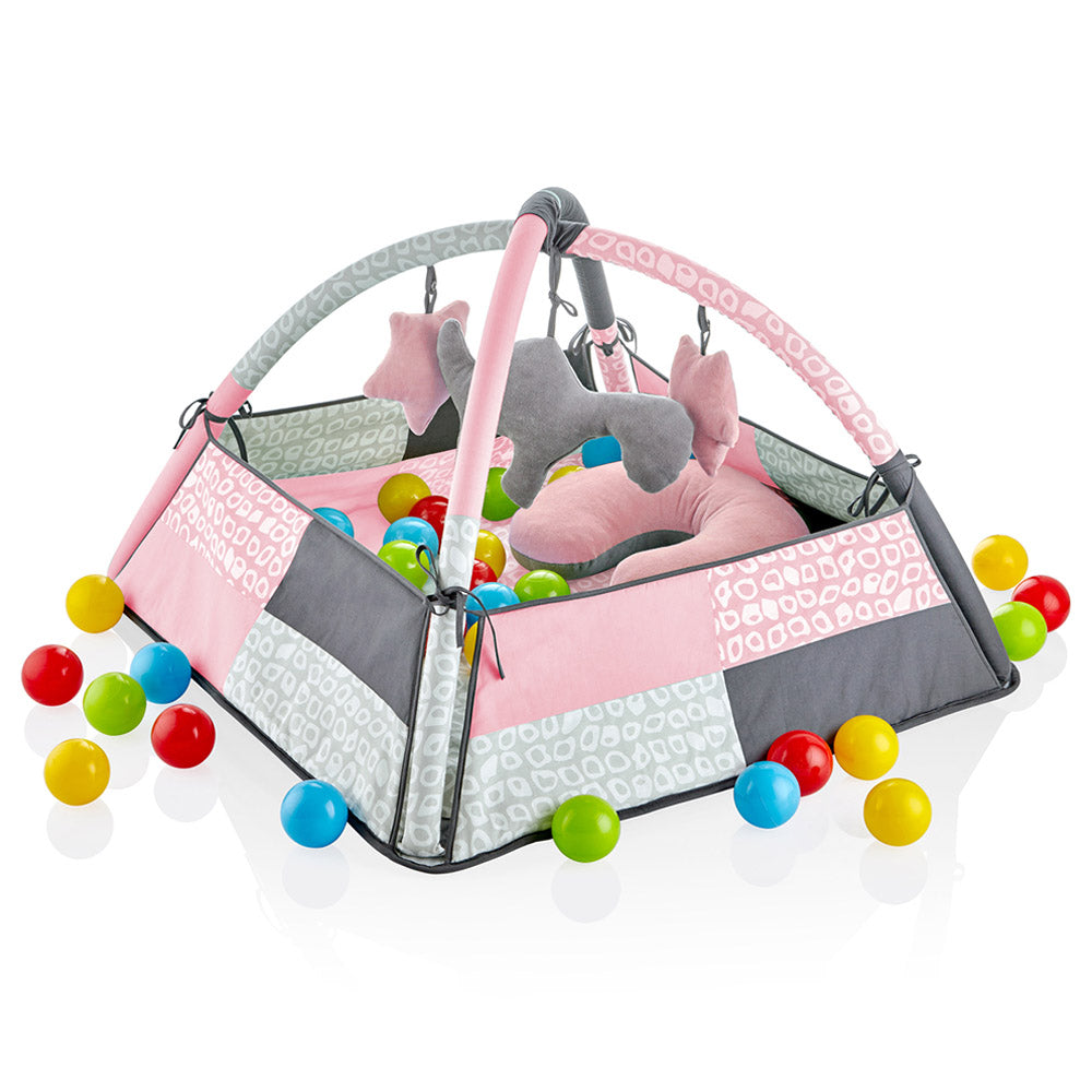 Babyjem Play Mat With Balls Rose Color 0 Months+ Babyjem Yallatoys
