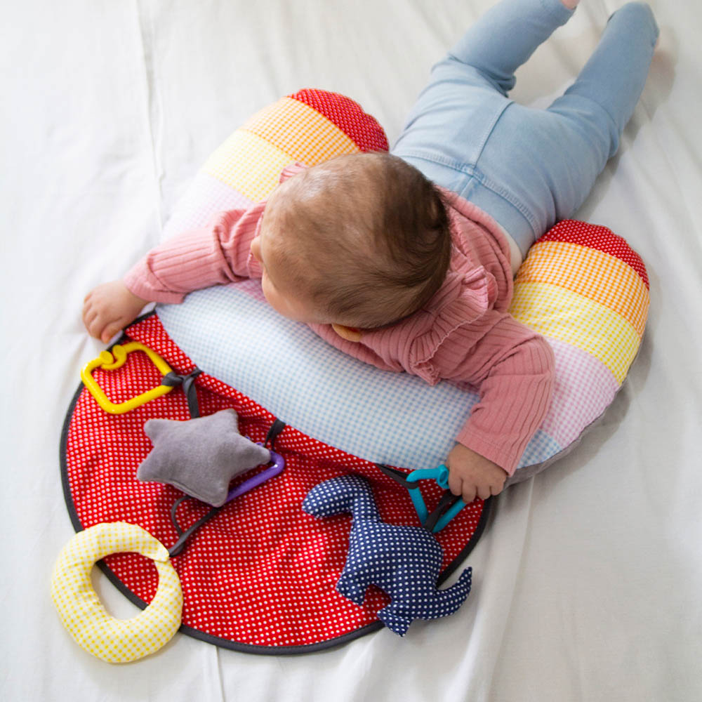 Babyjem Baby Exercising Pillow With Toys 40 X 50 Cm Babyjem Yallatoys