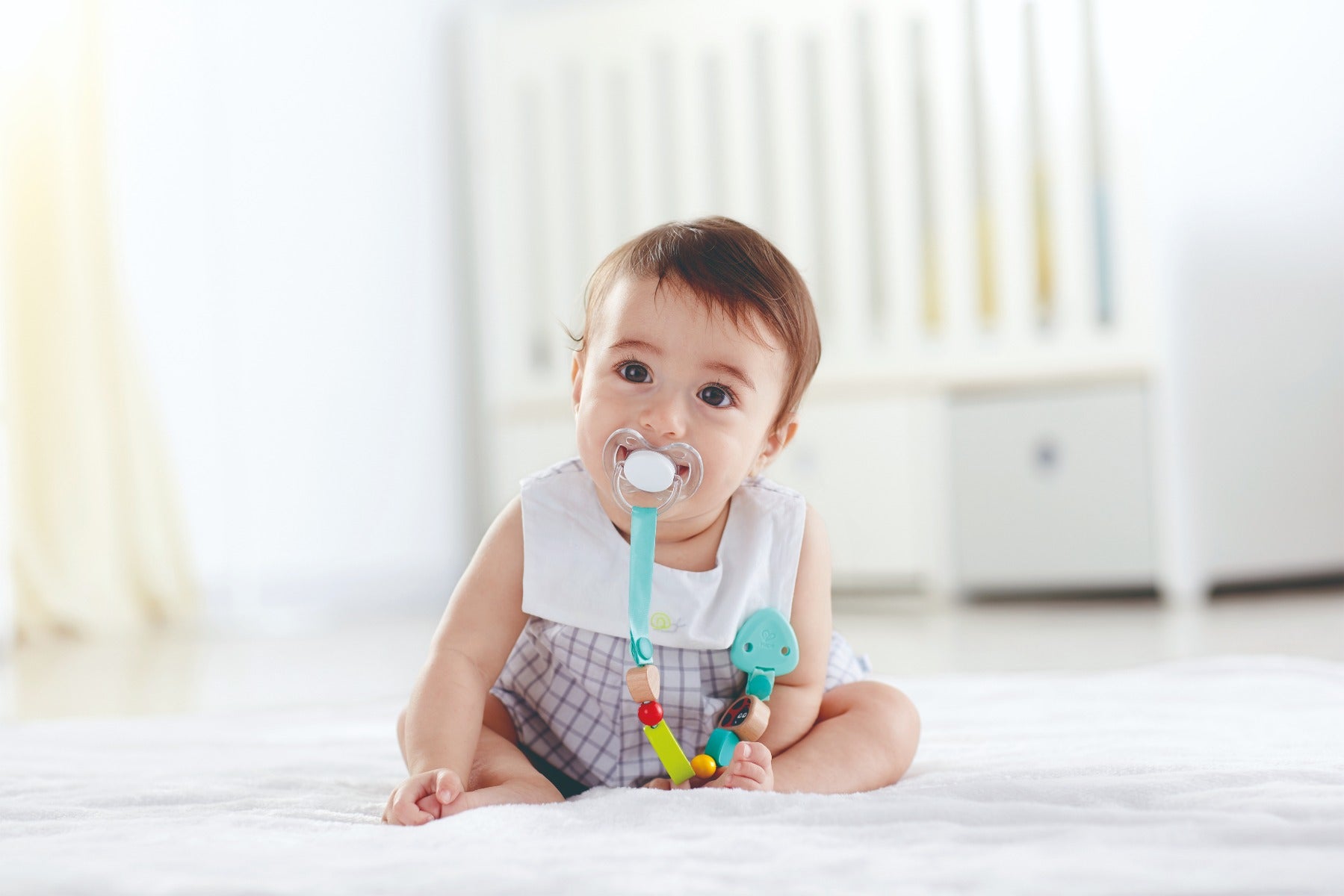 Buy Hape BPA Free Teething Pacifier Clips for Baby`s | Yallatoys.com