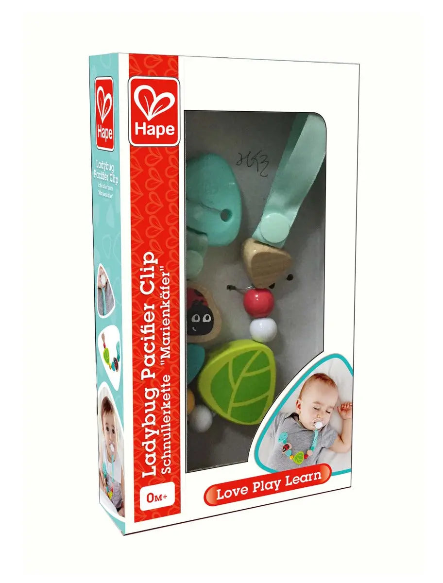 Hape BPA Free Teething Pacifier Clips for Baby`s Hape