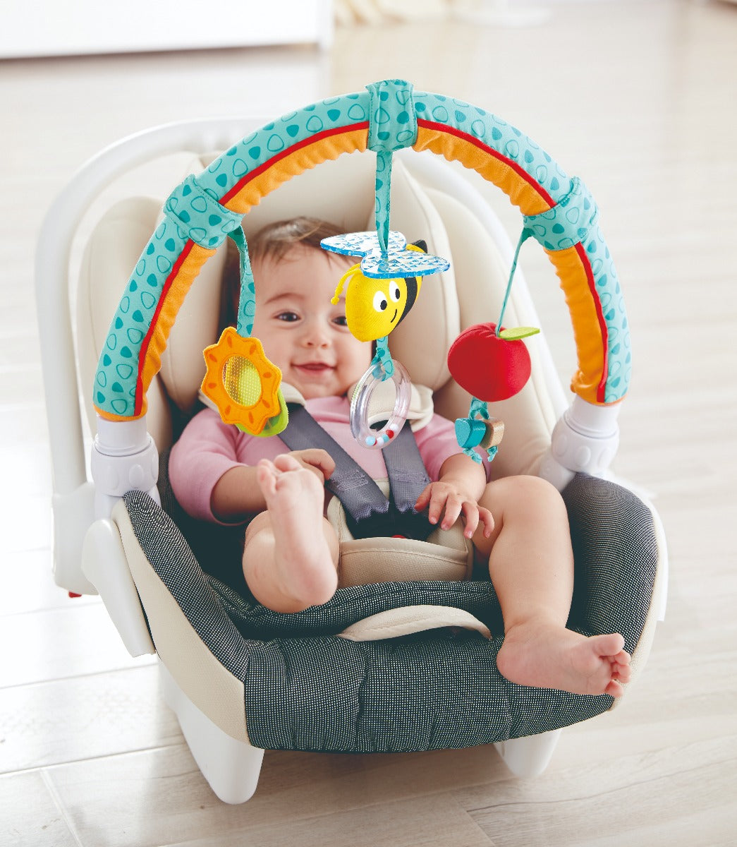 Buy Hape Garden Friends Play Arch Baby Crib Set, Hanging Toys, Stroller and Car Seat Toy | Yallatoys.com
