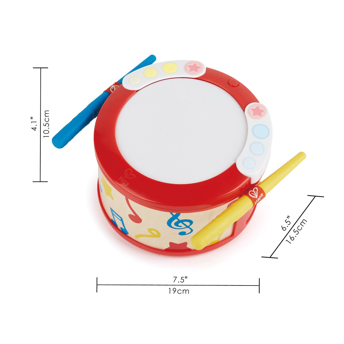 Buy Hape Learn With Lights Drum | Yallatoys.com
