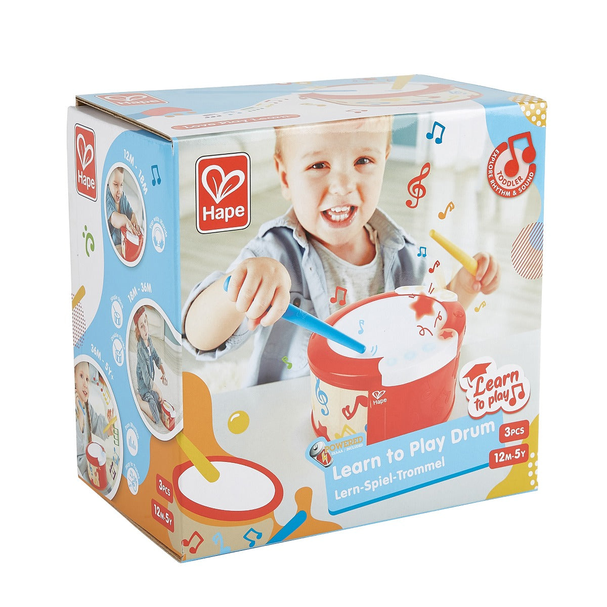 Buy Hape Learn With Lights Drum | Yallatoys.com