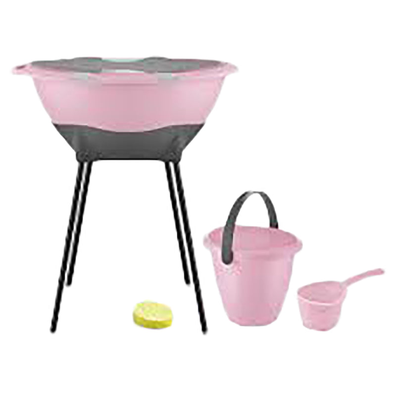 Babyjem Elegant Bath Tub Set Pink 0 Months+ Babyjem Yallatoys