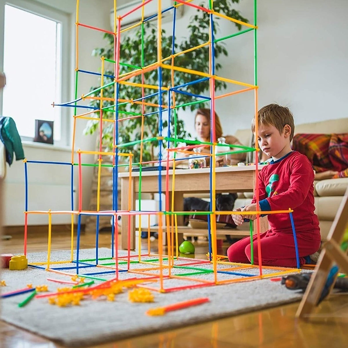 Buy Semoo Straw Contructor Building Toy | Yallatoys.com