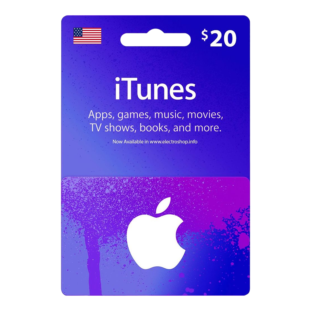 Buy Apple iTunes Gift Card USA Store 20$  | Yallatoys.com
