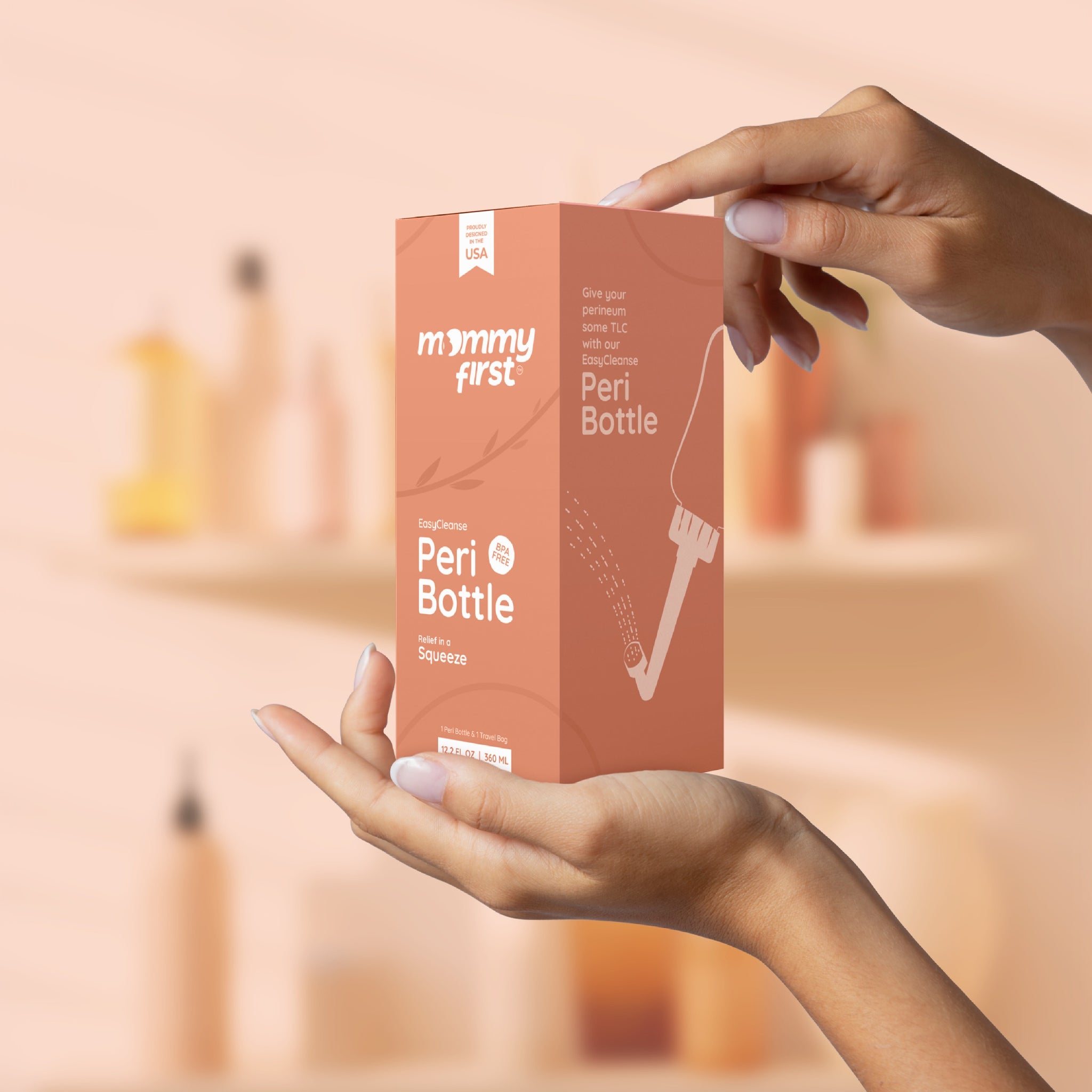 Mommy First Peri Bottle - Peach