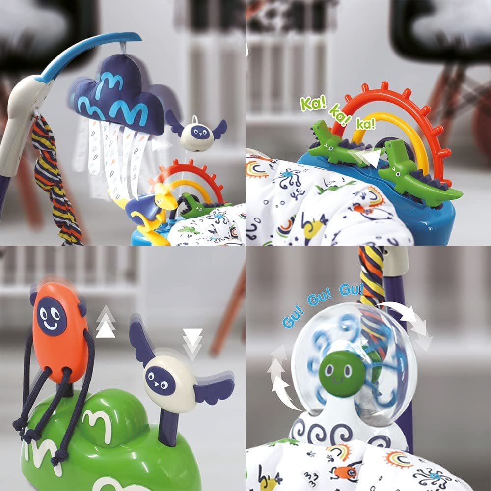 Little Story  Baby Activity Jumper Blue Little Story Yallatoys