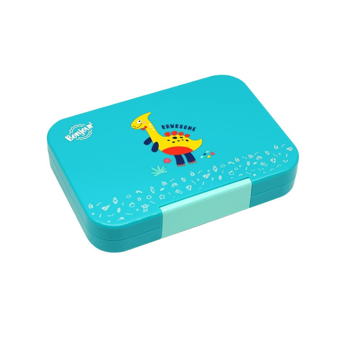 6/4 Compartment Convertible Dino Snax Box