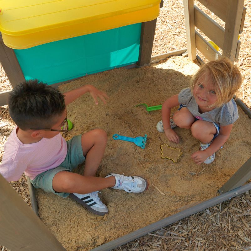Buy Kidkraft Hampton Wooden Swing Playground Sets | Yallatoys.com